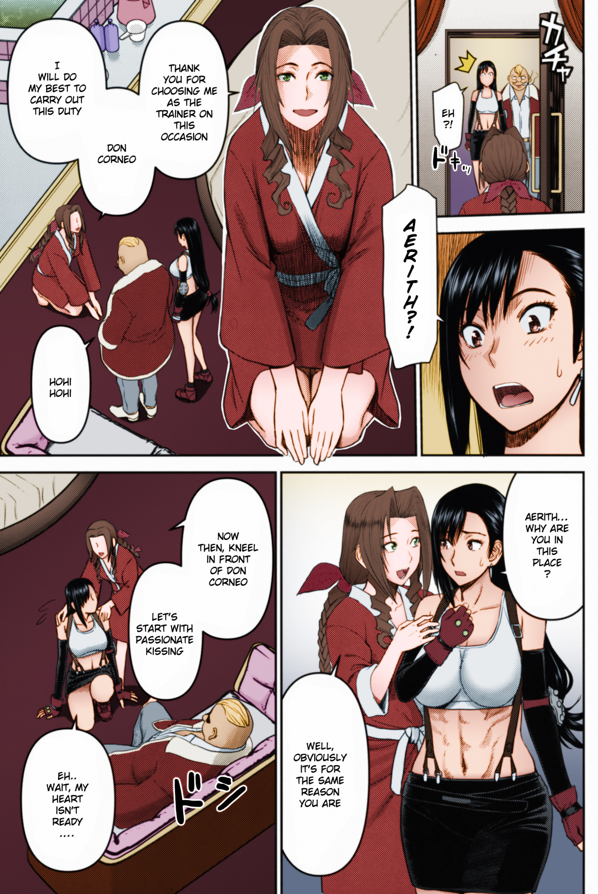 Hentai Manga Comic-Tifa's Sex Service Training-Read-4